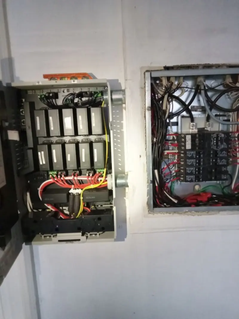 Electrical panel upgrade completed for Ring Doorbell Installation in Seneca